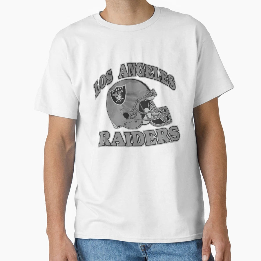 Los Angeles Raiders Helmet T-Shirt - Minimalist Print Men Women - T-Shirt, Sweatshirt, Hoodie