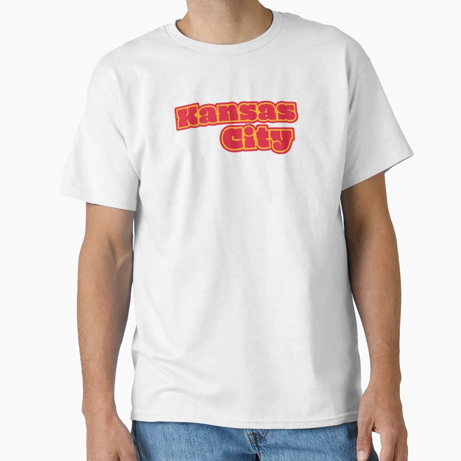 Kansas City Red Yellow T-Shirt - Casual Everyday Wear Unisex - T-Shirt, Sweatshirt, Hoodie