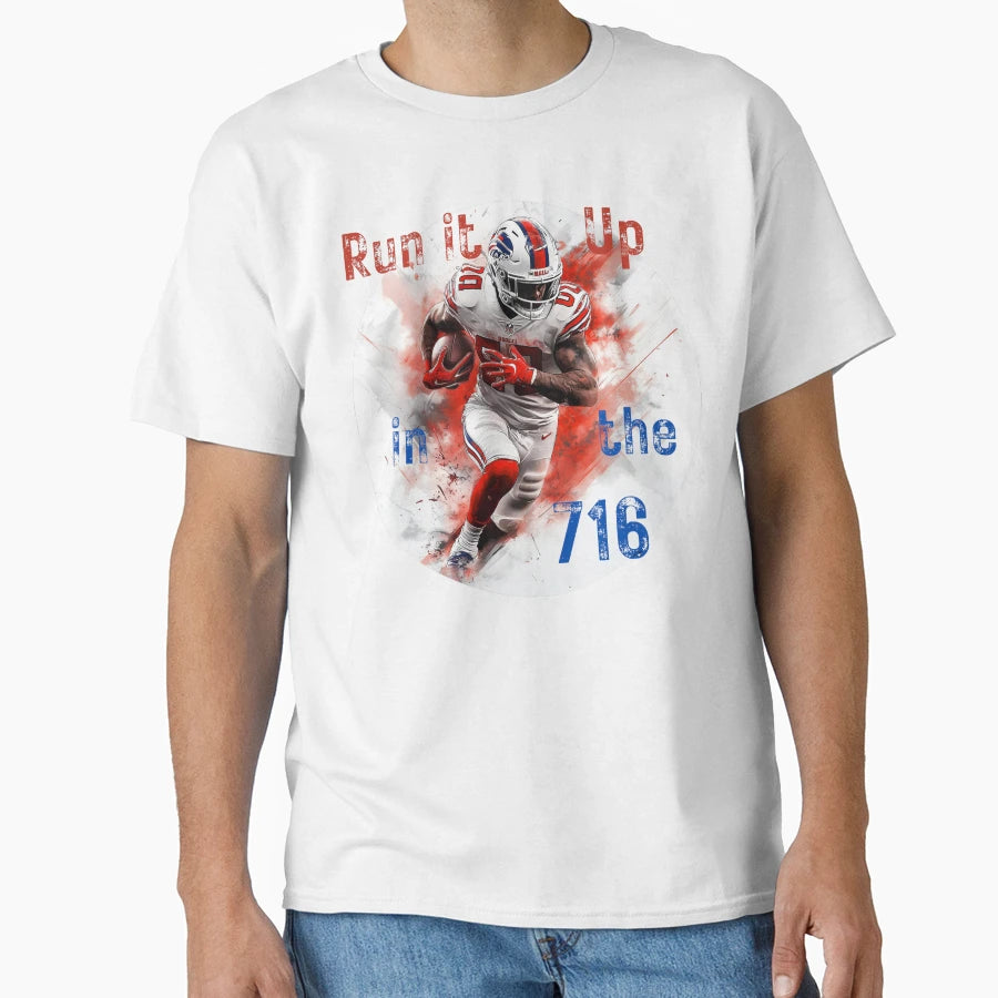 Dynamic Buffalo Bills Nfl Player T-Shirt - Trendy Graphic for Adults - T-Shirt, Sweatshirt, Hoodie