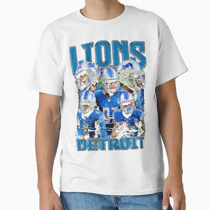 Detroit Lions T-Shirt - Custom Art Print for Adults - T-Shirt, Sweatshirt, Hoodie