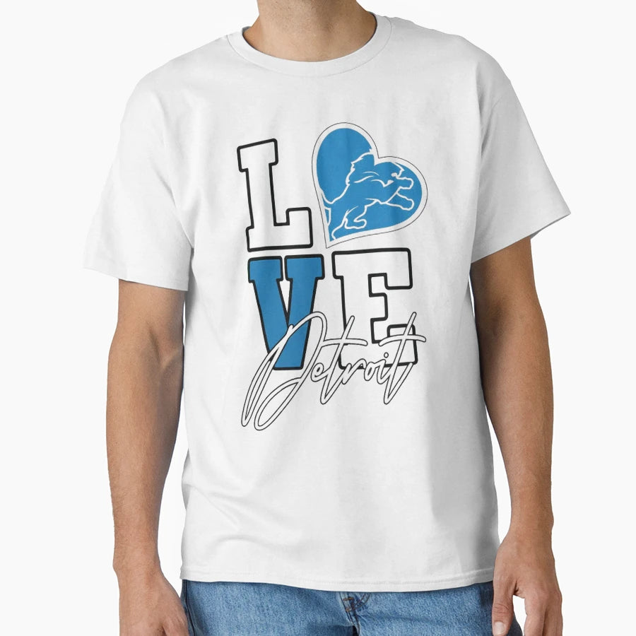 Football Detroit Lions T-Shirt - Trendy Graphic Men Women - T-Shirt, Sweatshirt, Hoodie