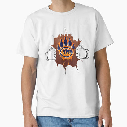 Funny Foot Chicago Gifts Fans T-Shirt - Custom Art Print Unisex - T-Shirt, Sweatshirt, Hoodie