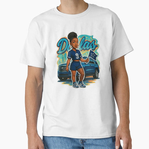 Dallas Cowboys Fan Urban T-Shirt - Trendy Graphic for Adults - T-Shirt, Sweatshirt, Hoodie