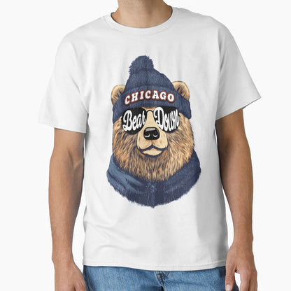 Chicago Football Mom T-Shirt - Streetwear Style Unisex - T-Shirt, Sweatshirt, Hoodie