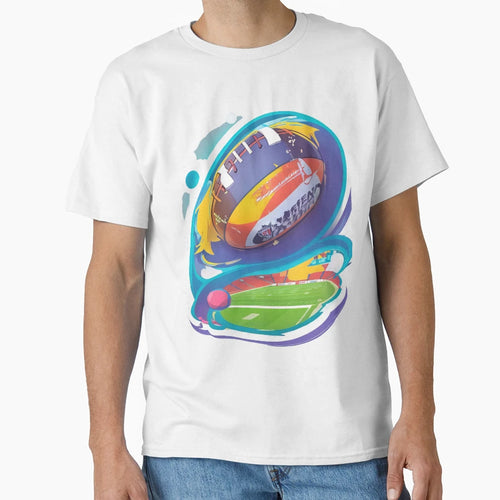 Cartoon Touchdown Extravaganza 603 T-Shirt - Trendy Graphic Unisex - T-Shirt, Sweatshirt, Hoodie