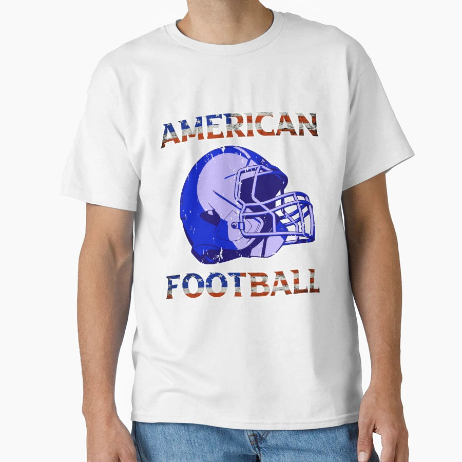 American Football Usa America T-Shirt - Fun Novelty Design for Adults - T-Shirt, Sweatshirt, Hoodie