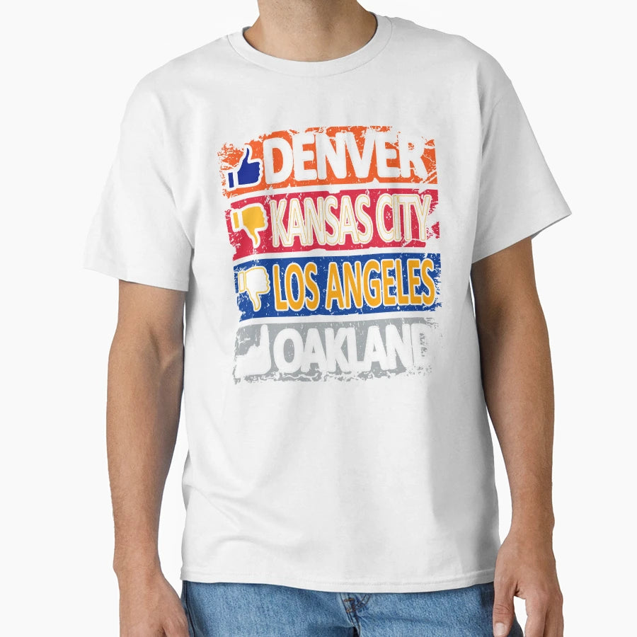 Denver Football Fan Funny West Rival T-Shirt - Minimalist Print for Adults - T-Shirt, Sweatshirt, Hoodie