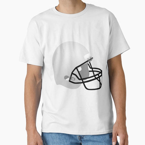 American Football Helmet T-Shirt - Casual Everyday Wear Unisex - T-Shirt, Sweatshirt, Hoodie