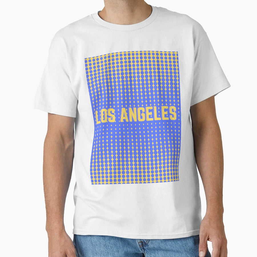 Los Angeles Dots 1 T-Shirt - Custom Art Print Men Women - T-Shirt, Sweatshirt, Hoodie