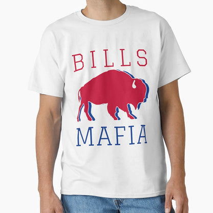 Buffalo Bills Mafia New York Football T-Shirt - Custom Art Print Men Women - T-Shirt, Sweatshirt, Hoodie