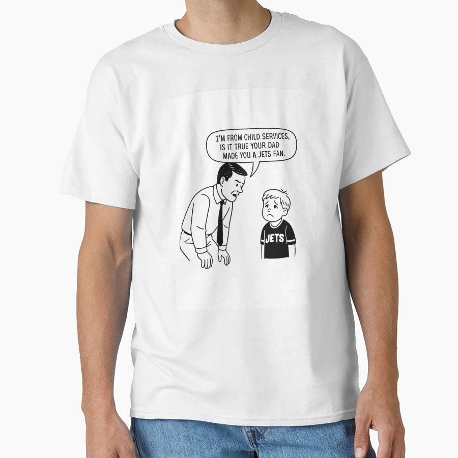 Sad Jets T-Shirt - Fun Novelty Design for Adults - T-Shirt, Sweatshirt, Hoodie