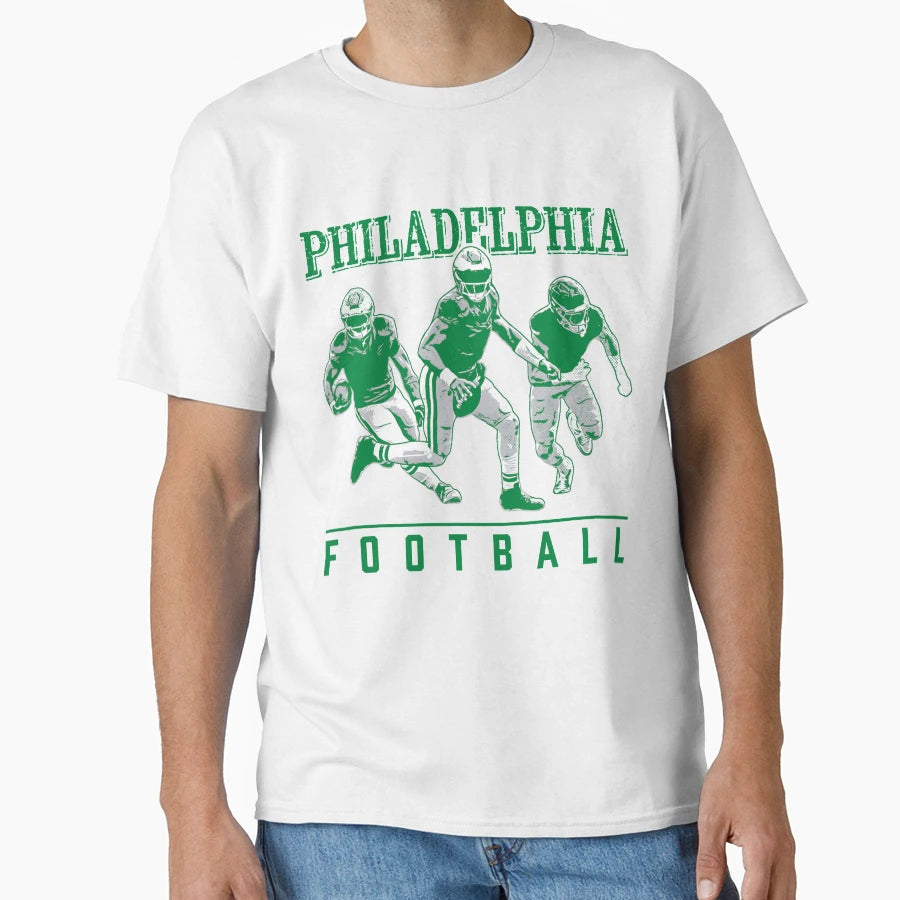 Brotherly Love Gridiron Philadelphia T-Shirt - Custom Art Print Men Women - T-Shirt, Sweatshirt, Hoodie