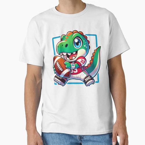 Anime Tyrannosaurus Rex Playing T-Shirt - Custom Art Print for Adults - T-Shirt, Sweatshirt, Hoodie