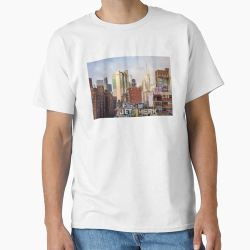 New York City Skyline Photography T-Shirt - Unique Graphic Men Women - T-Shirt, Sweatshirt, Hoodie