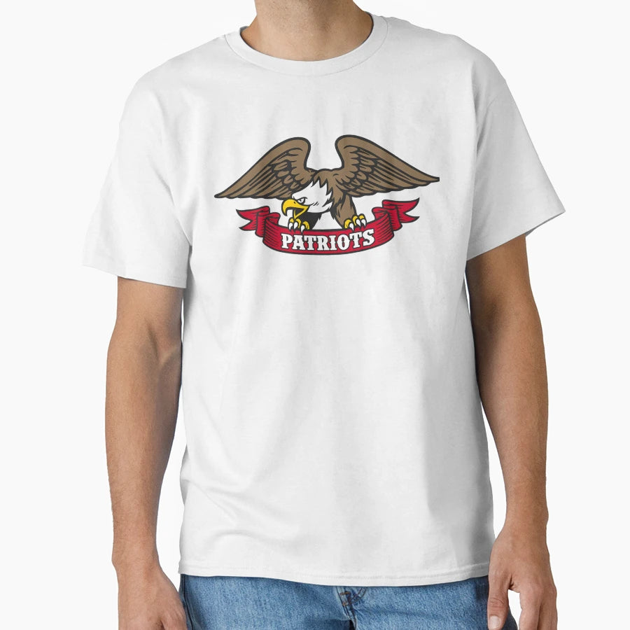 Patriots Sports Logo T-Shirt - Novelty Apparel Men Women - T-Shirt, Sweatshirt, Hoodie
