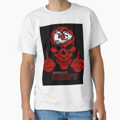 Chiefs Skull Gift T-Shirt - Graphic Print Men Women - T-Shirt, Sweatshirt, Hoodie