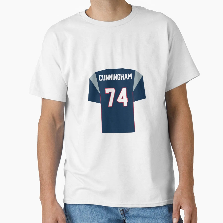 Korey Cunningham Patriots Jersey T-Shirt - Casual Everyday Wear Unisex - T-Shirt, Sweatshirt, Hoodie
