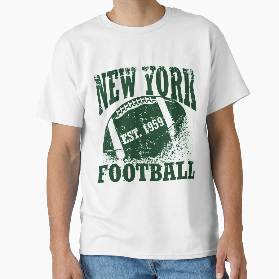 New York Football Jersey T-Shirt - Minimalist Print for Adults - T-Shirt, Sweatshirt, Hoodie