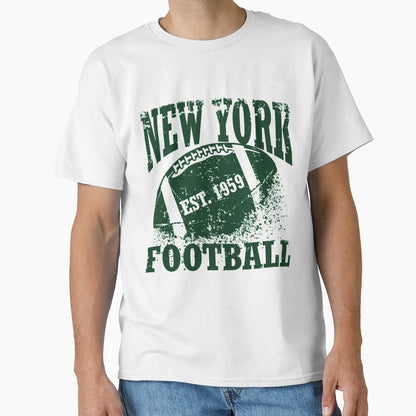 New York Football Jersey T-Shirt - Minimalist Print for Adults - T-Shirt, Sweatshirt, Hoodie