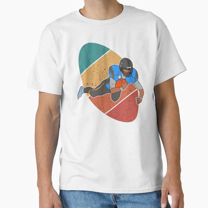 American Football Funny T-Shirt - Minimalist Print for Adults - T-Shirt, Sweatshirt, Hoodie