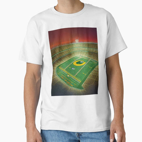American Football Stadium T-Shirt - Graphic Print Unisex - T-Shirt, Sweatshirt, Hoodie