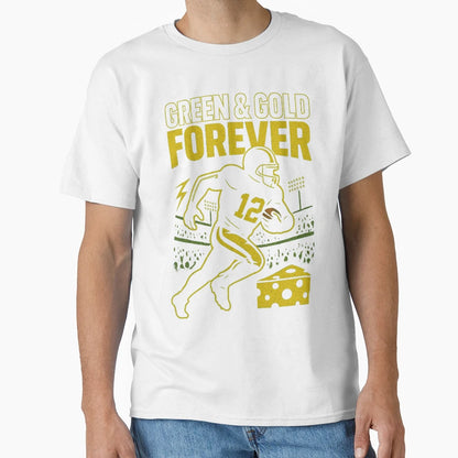 Green Bay Packers Grunge Football T-Shirt - Casual Everyday Wear Unisex - T-Shirt, Sweatshirt, Hoodie