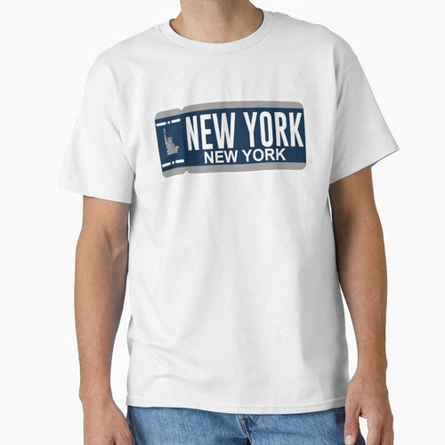 New York Ticket Manhattan T-Shirt - Fun Novelty Design Men Women - T-Shirt, Sweatshirt, Hoodie