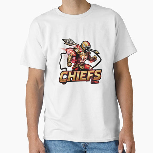 Kansas City Chiefs Football Decal T-Shirt - Casual Everyday Wear Unisex - T-Shirt, Sweatshirt, Hoodie