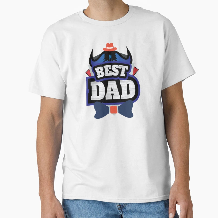 Best Dad Papa T-Shirt - Graphic Print Unisex - T-Shirt, Sweatshirt, Hoodie