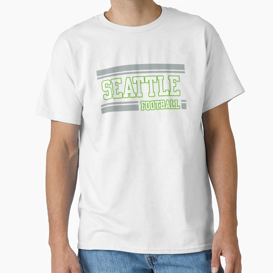 Seattle Football 2 T-Shirt - Streetwear Style Unisex - T-Shirt, Sweatshirt, Hoodie