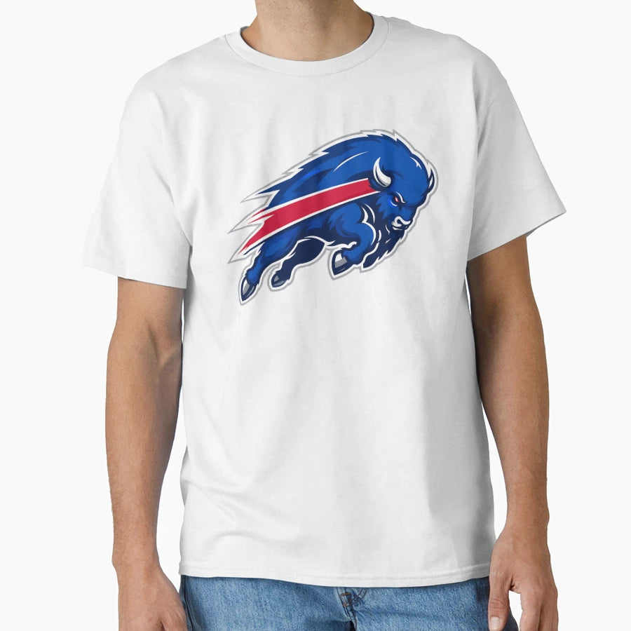 Charging Through Storm Buffalo T-Shirt - Fun Novelty Design for Adults - T-Shirt, Sweatshirt, Hoodie