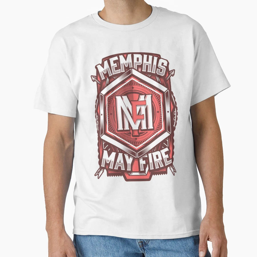 Memphis May Fire Shield T-Shirt - Aesthetic Graphic Unisex - T-Shirt, Sweatshirt, Hoodie