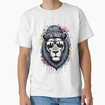 Detroit Lion T-Shirt - Trendy Graphic Unisex - T-Shirt, Sweatshirt, Hoodie