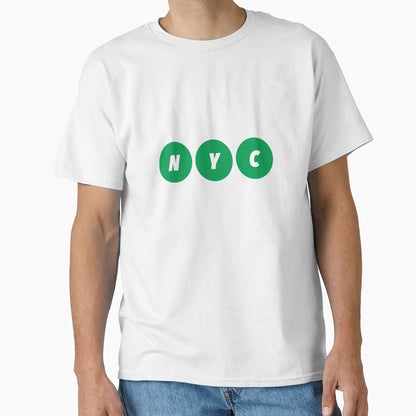 Nyc Green Horizontal T-Shirt - Novelty Apparel Unisex - T-Shirt, Sweatshirt, Hoodie