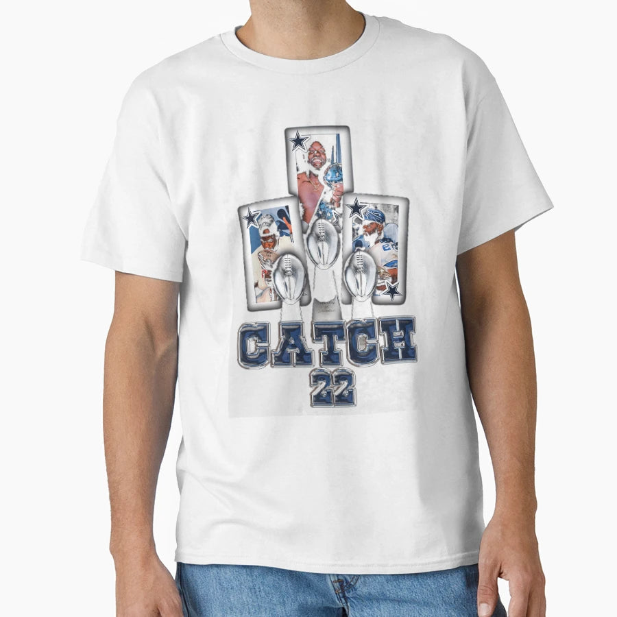Emmitt Smith Catch 22 T-Shirt - Novelty Apparel for Adults - T-Shirt, Sweatshirt, Hoodie