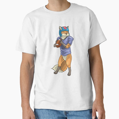 Fox American Football T-Shirt - Streetwear Style for Adults - T-Shirt, Sweatshirt, Hoodie