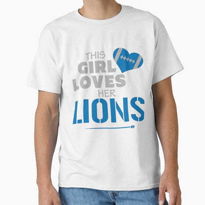 Football Detroit Lions T-Shirt - Streetwear Style for Adults - T-Shirt, Sweatshirt, Hoodie
