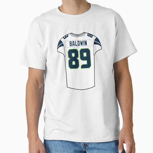 Doug Baldwin Away Jersey T-Shirt - Trendy Graphic Unisex - T-Shirt, Sweatshirt, Hoodie