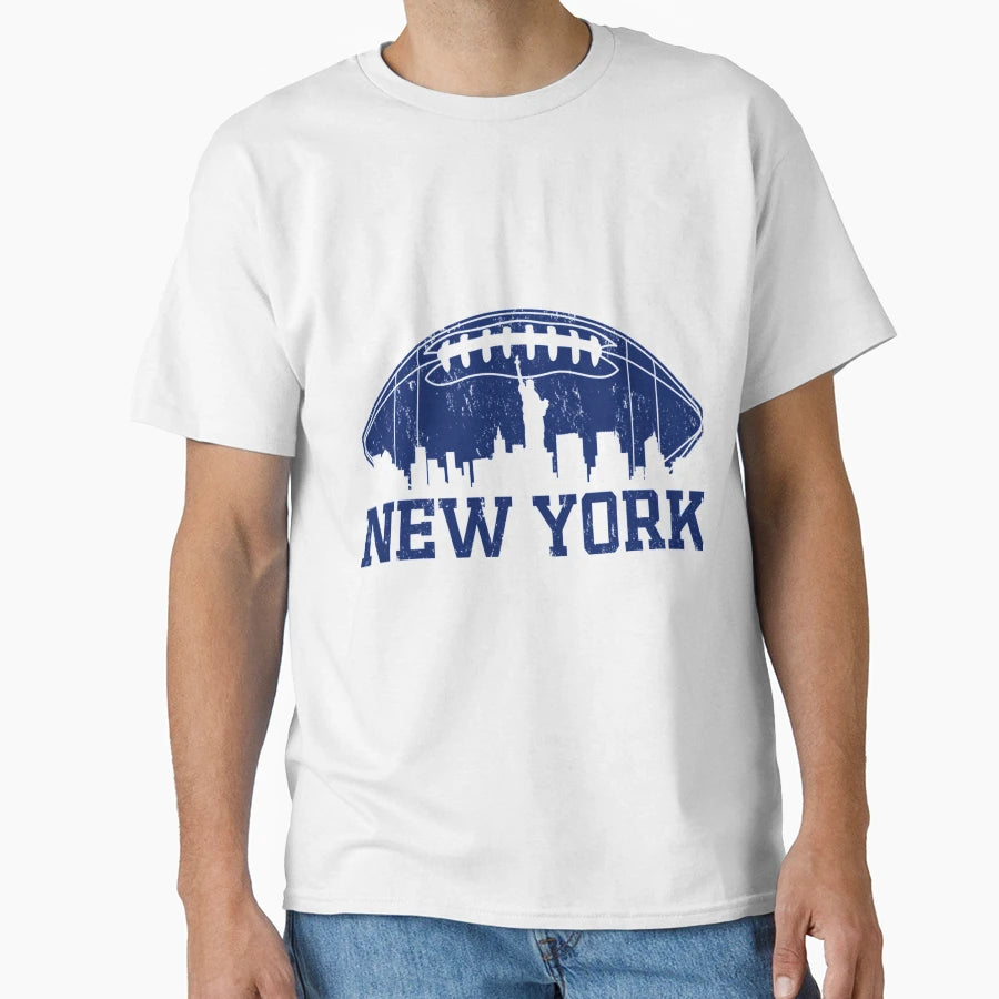 New York Skyline Football Team Giants T-Shirt - Minimalist Print Unisex - T-Shirt, Sweatshirt, Hoodie