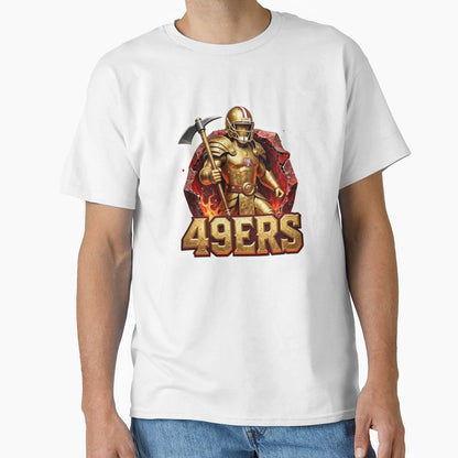 San Francisco 49Ers Football Decal T-Shirt - Trendy Graphic for Adults - T-Shirt, Sweatshirt, Hoodie