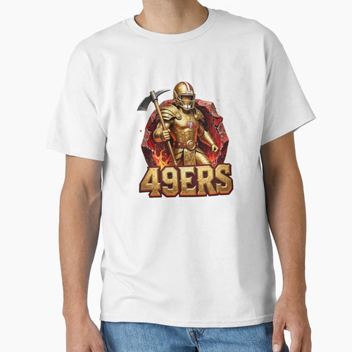 San Francisco 49Ers Football Decal T-Shirt - Trendy Graphic for Adults - T-Shirt, Sweatshirt, Hoodie