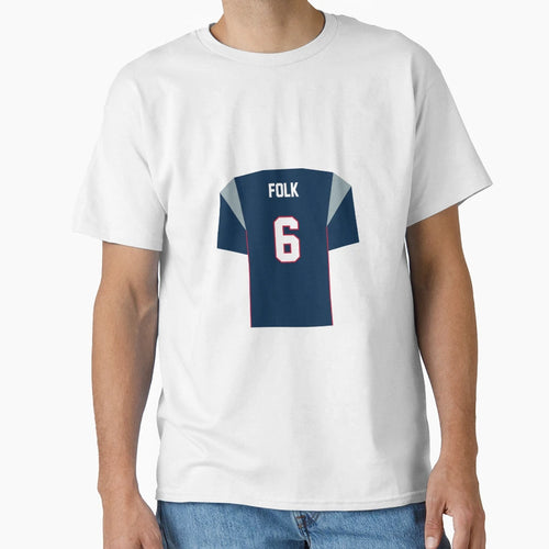 Nick Folk Patriots Jersey T-Shirt - Fun Novelty Design Unisex - T-Shirt, Sweatshirt, Hoodie