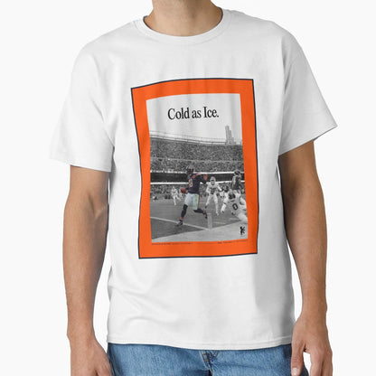Cold As Ice Orange Border T-Shirt - Streetwear Style Unisex - T-Shirt, Sweatshirt, Hoodie