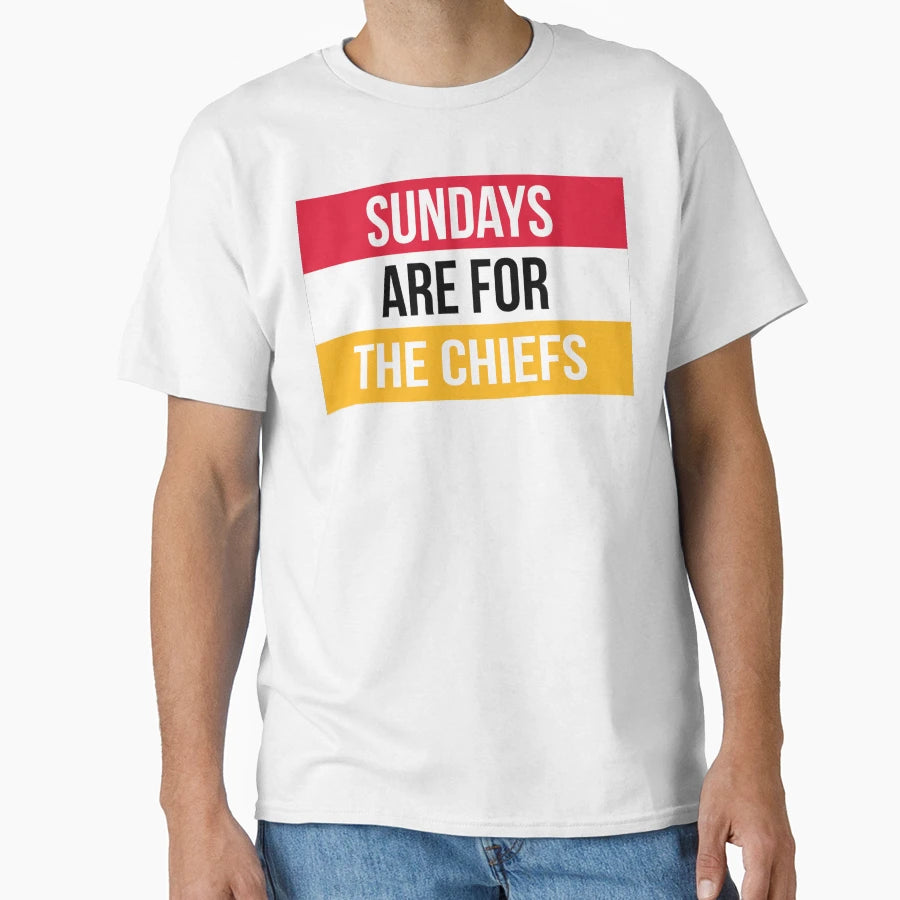 Sundays Are Kansas City Chiefs T-Shirt - Graphic Print for Adults - T-Shirt, Sweatshirt, Hoodie