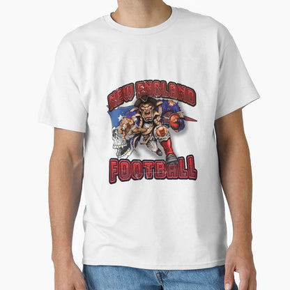 New England Football T-Shirt - Novelty Apparel Men Women - T-Shirt, Sweatshirt, Hoodie