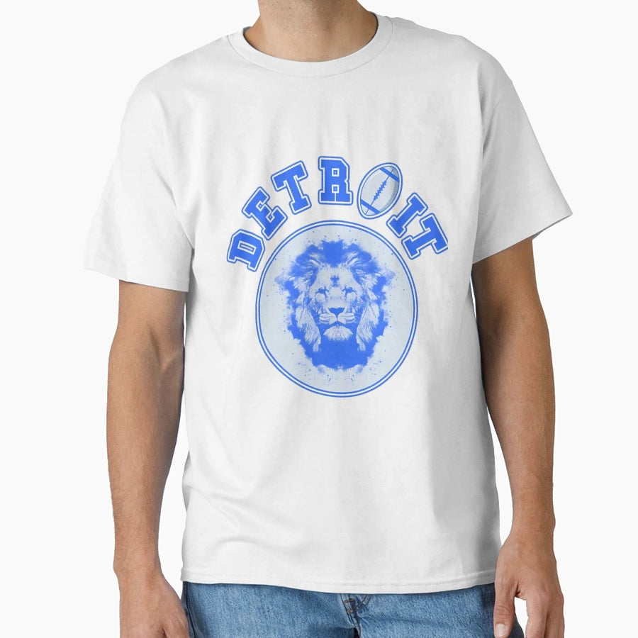 Football Detroit Lions T-Shirt - Fun Novelty Design for Adults - T-Shirt, Sweatshirt, Hoodie