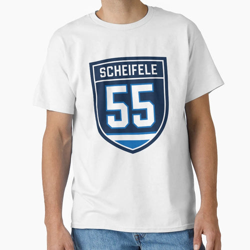 Mark Scheifele 55 Emblem T-Shirt - Trendy Graphic Men Women - T-Shirt, Sweatshirt, Hoodie