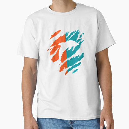 Mens Miami Dolphin Florida Fans Father T-Shirt - Minimalist Print Unisex - T-Shirt, Sweatshirt, Hoodie
