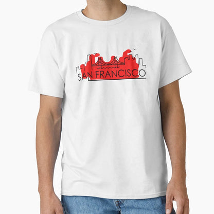 San Francisco T-Shirt - Minimalist Print Men Women - T-Shirt, Sweatshirt, Hoodie