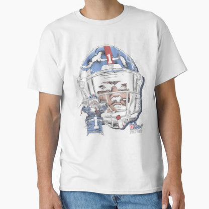 Malik Nabers New York G Helmet T-Shirt - Unique Graphic for Adults - T-Shirt, Sweatshirt, Hoodie